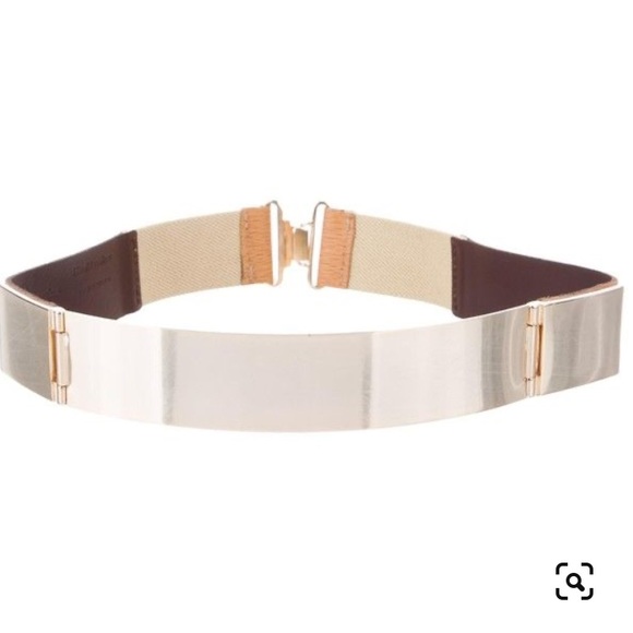 The Kooples Accessories - The Kooples gold genuine leather metal waist belt